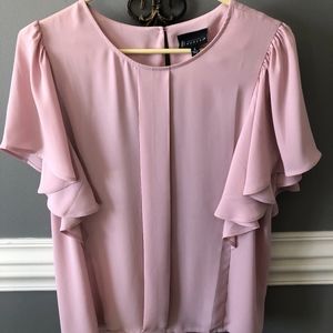 Blush pink blouse
